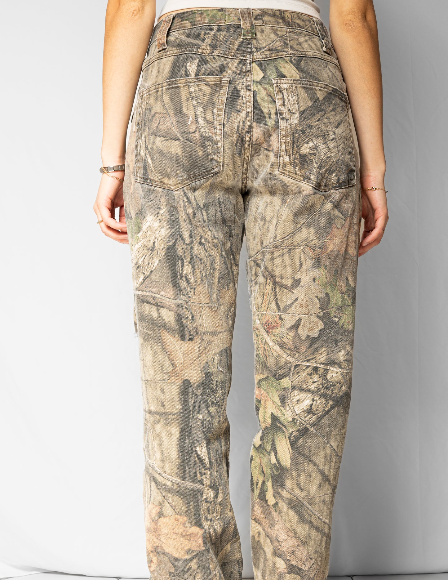 Distressed Camo Pants