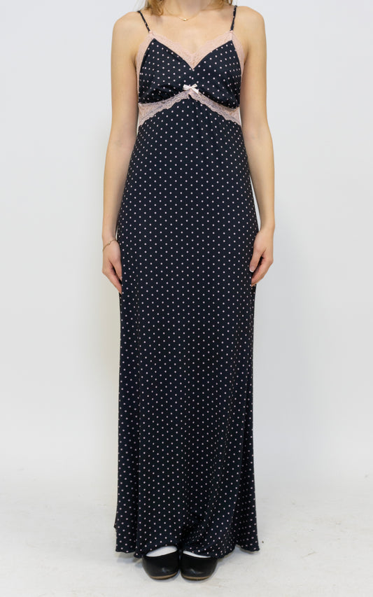 Polka Dot Maxi Dress
