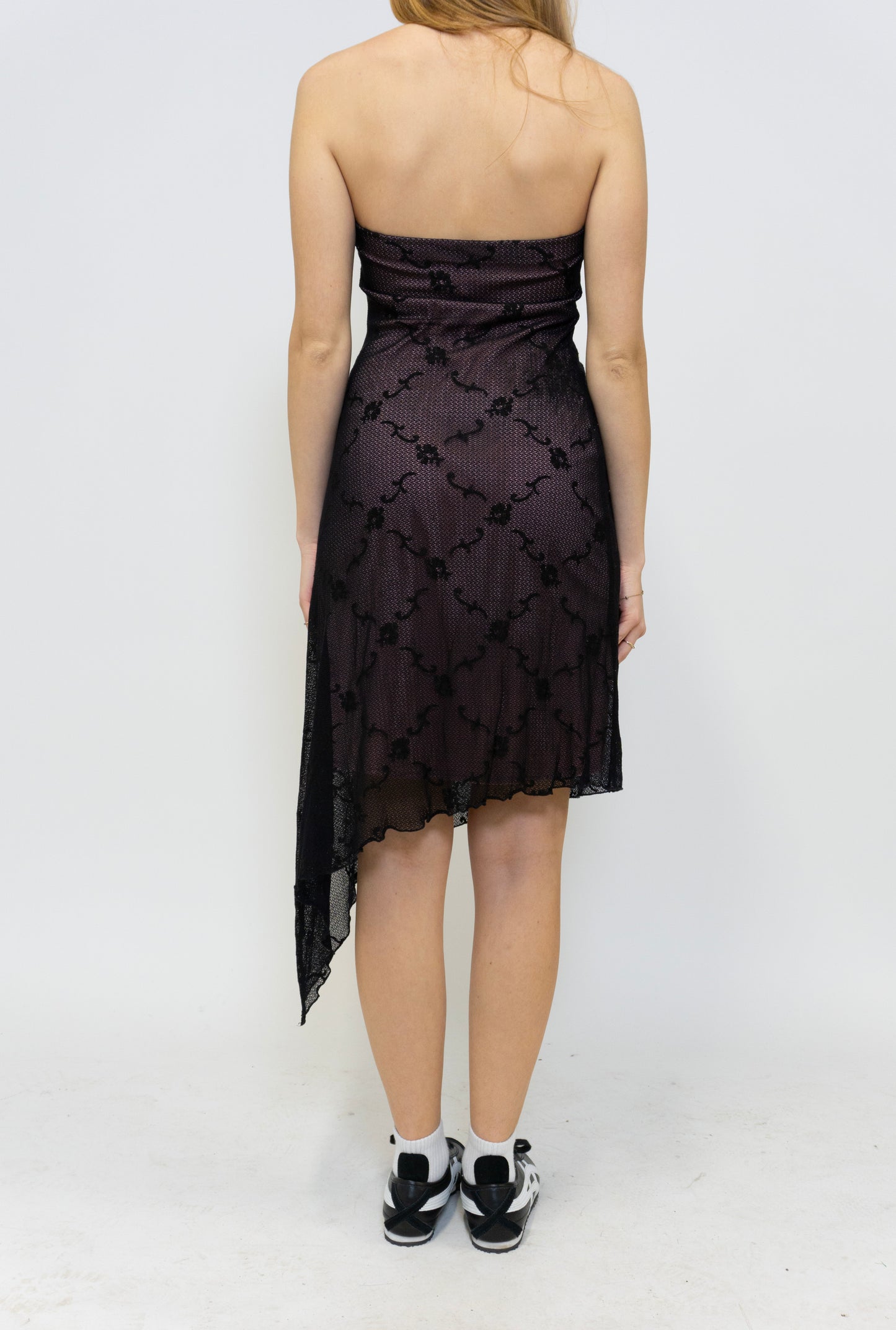 Asymmetric Lace Dress