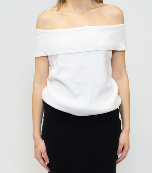 White off-the-shoulder Top