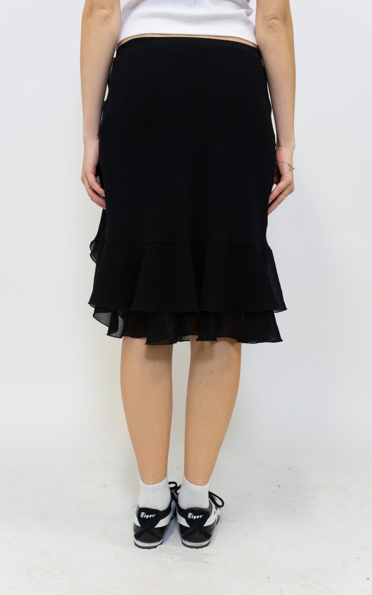 Black Ruffles Skirt
