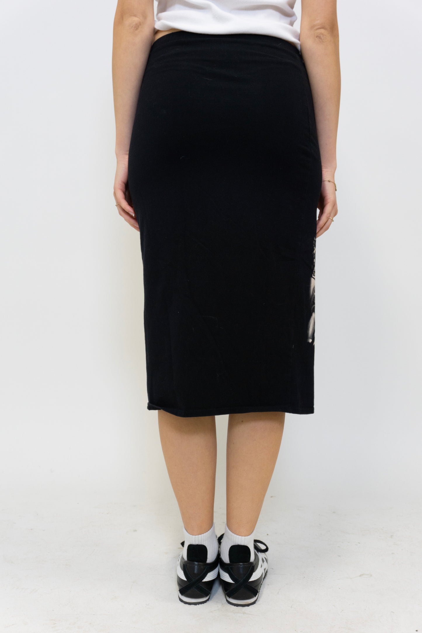 Graphic Black Skirt