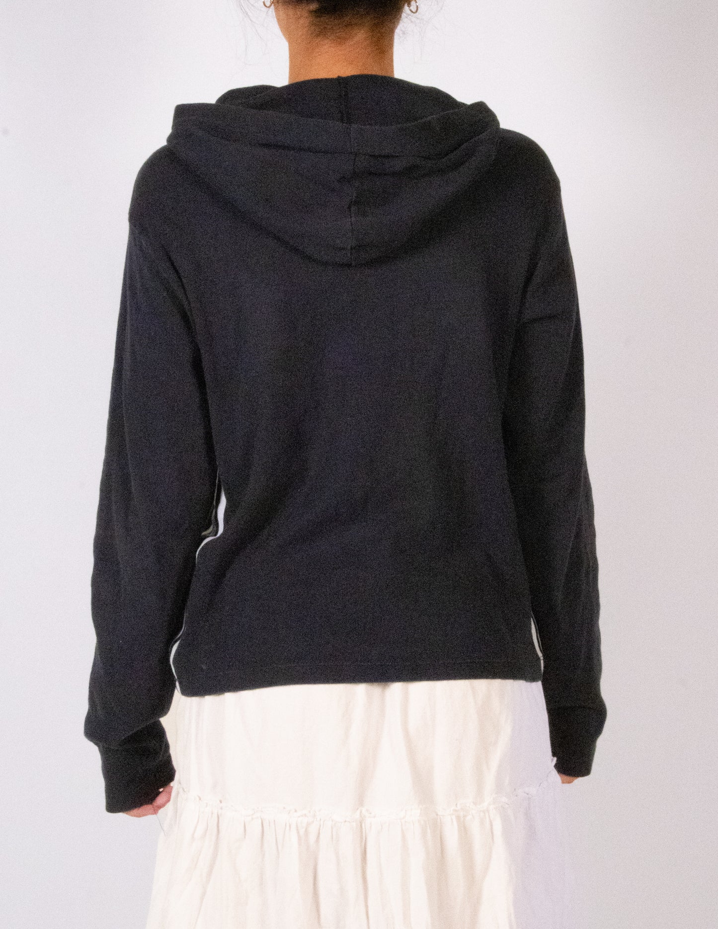 Navy Blue Hooded Longsleeve