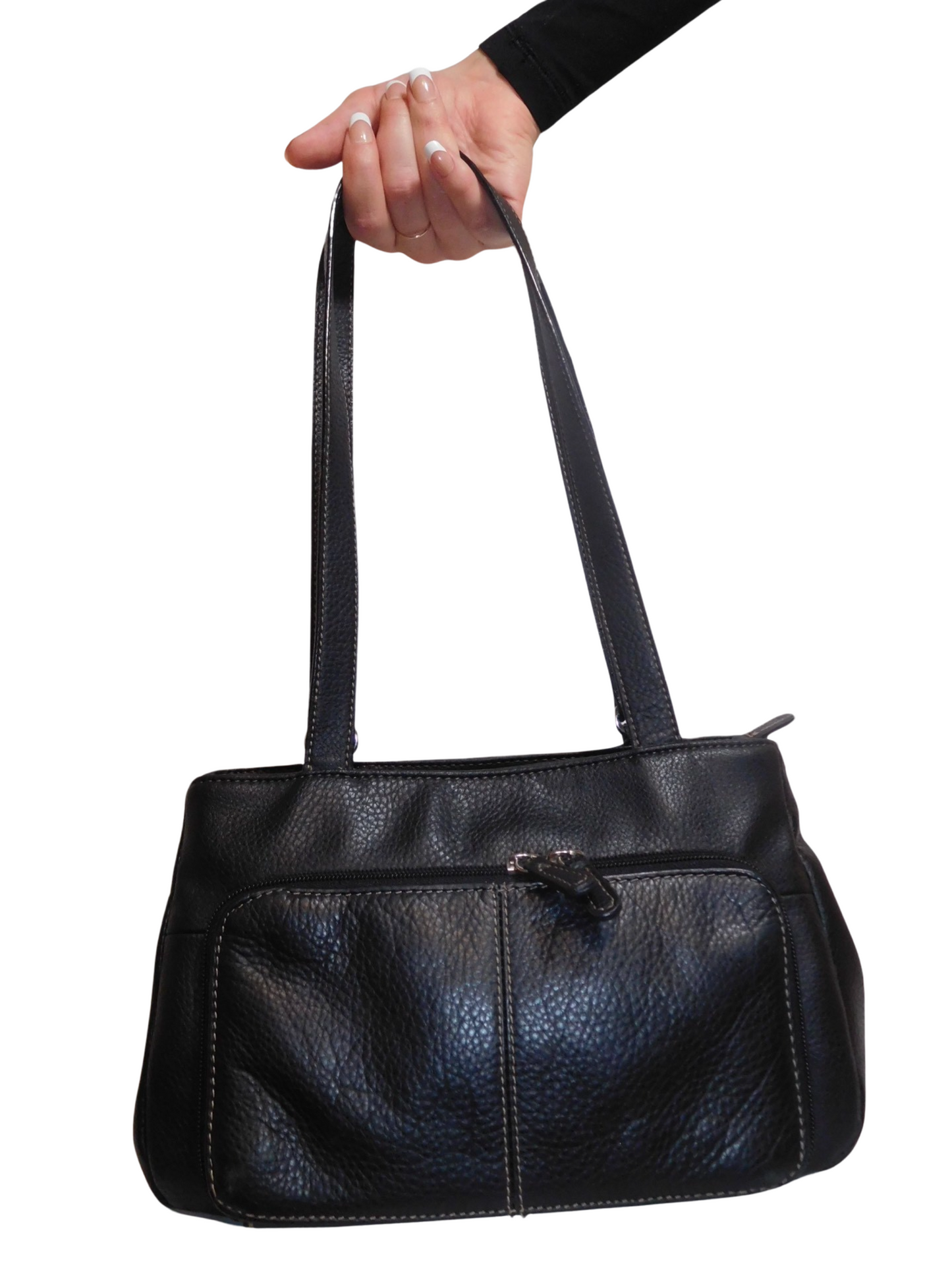 Black Leather Purse