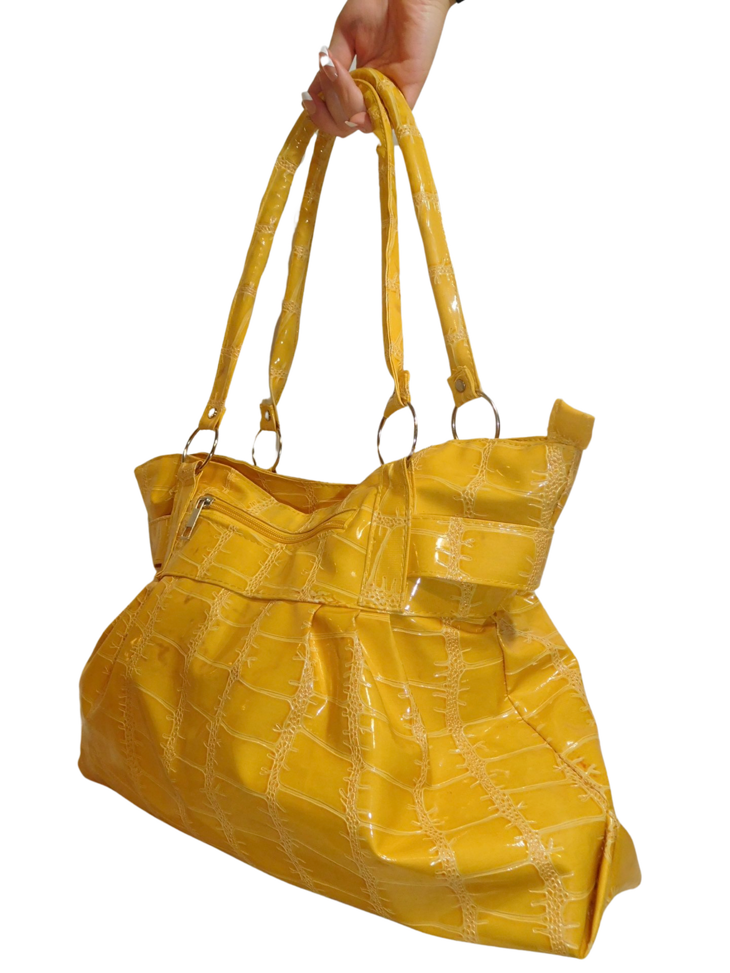 Large Guess Canari Yellow Purse