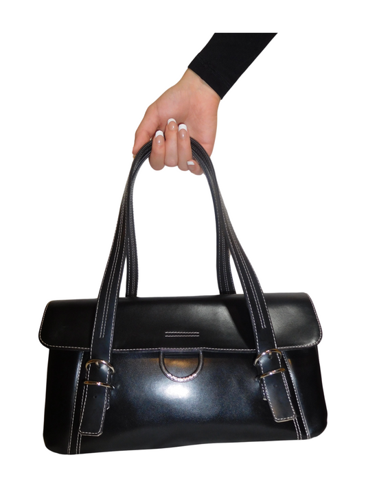 Black Leather Purse