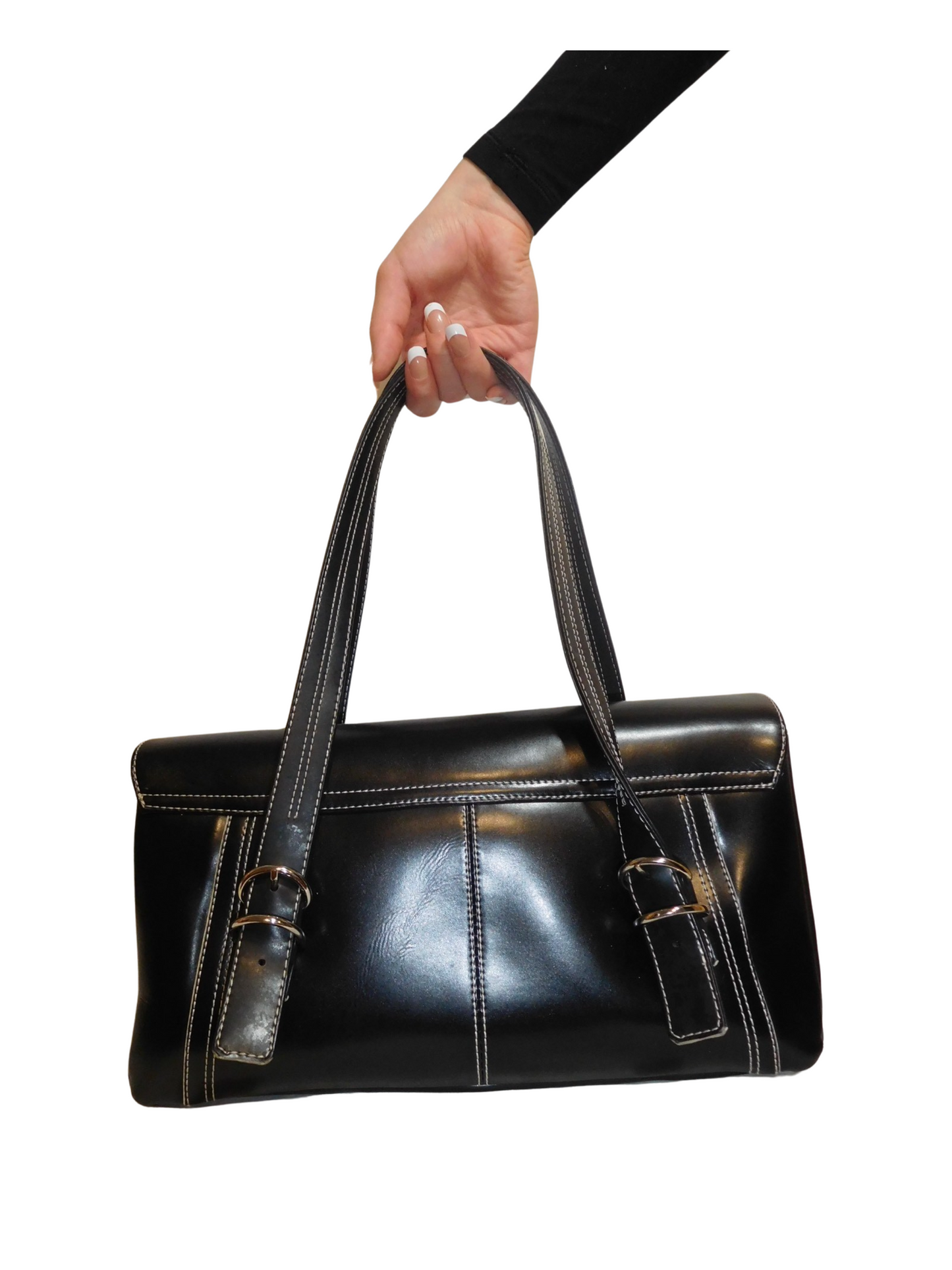 Black Leather Purse