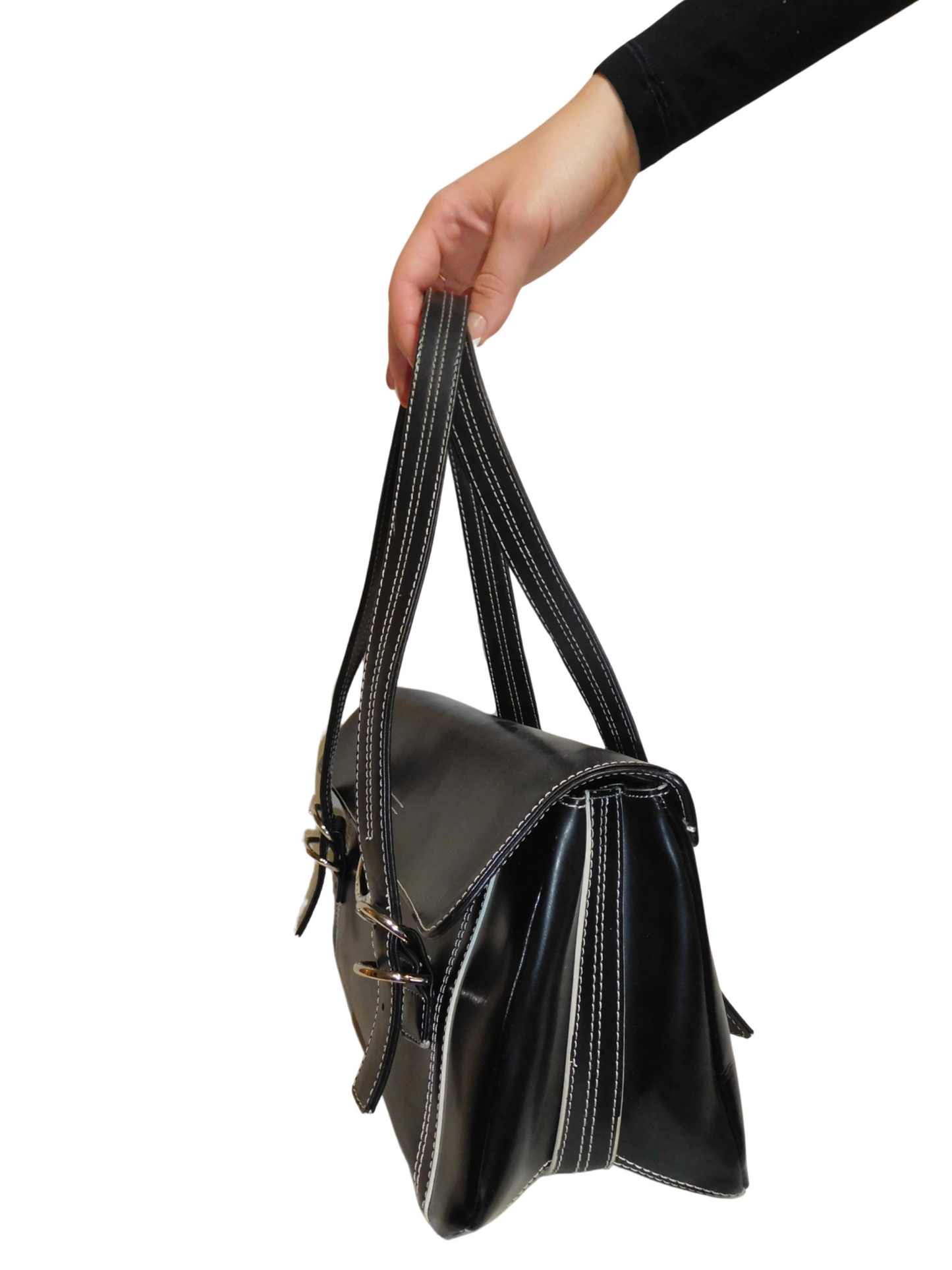 Black Leather Purse