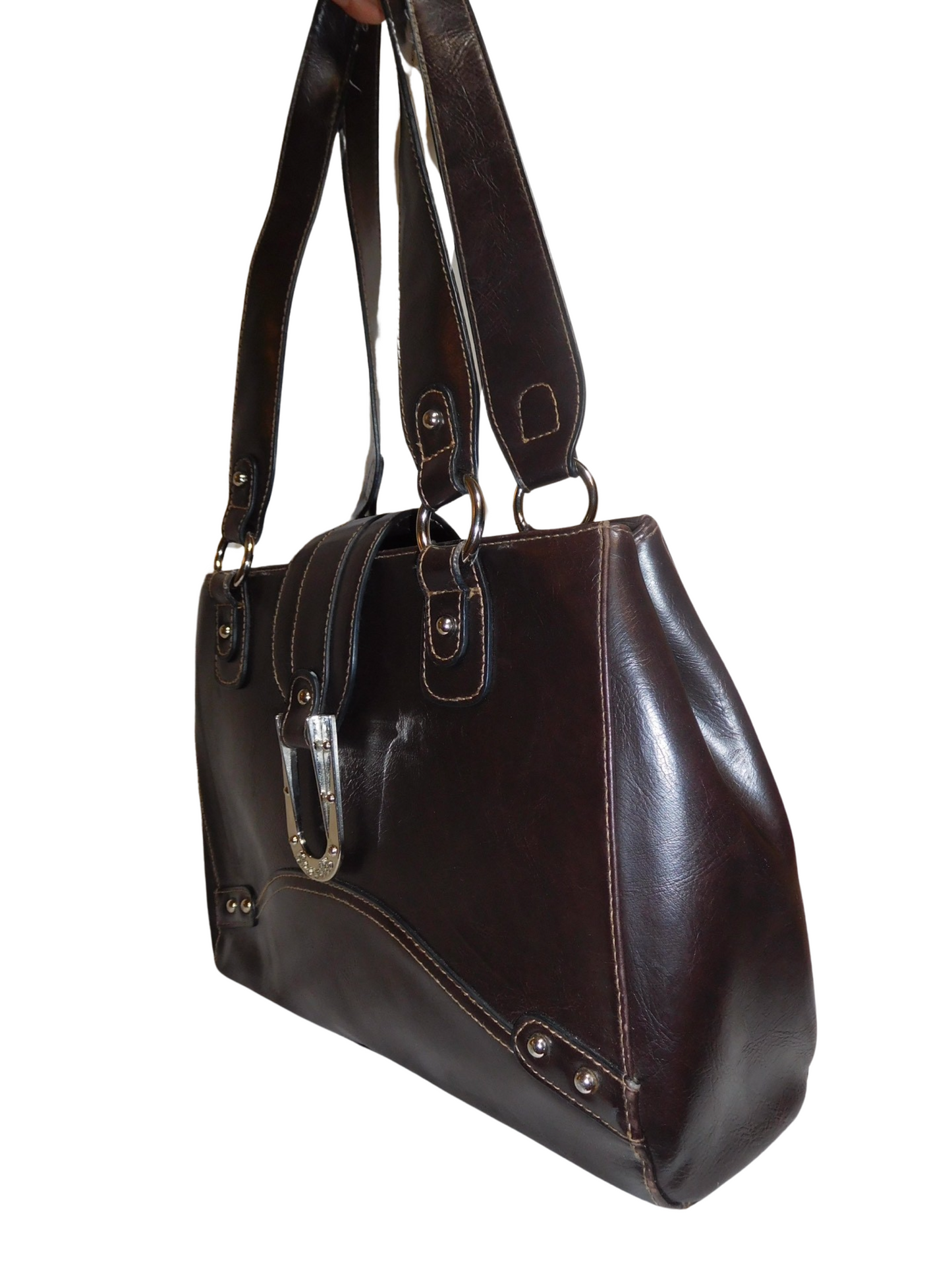 Dark Brown Leather Purse