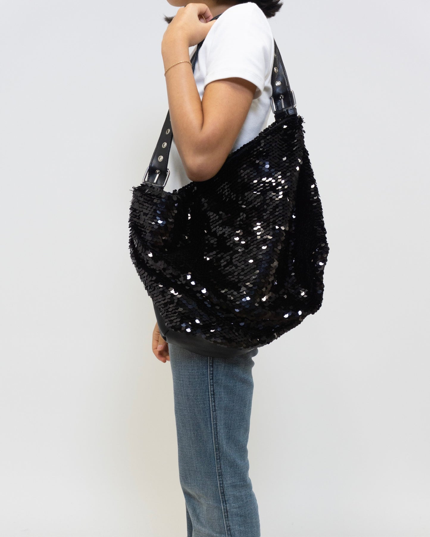 Black Sequin Bag