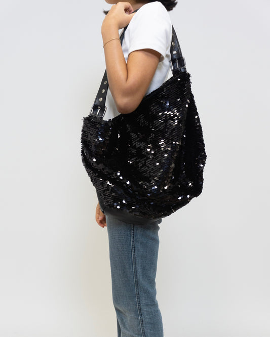 Black Sequin Bag