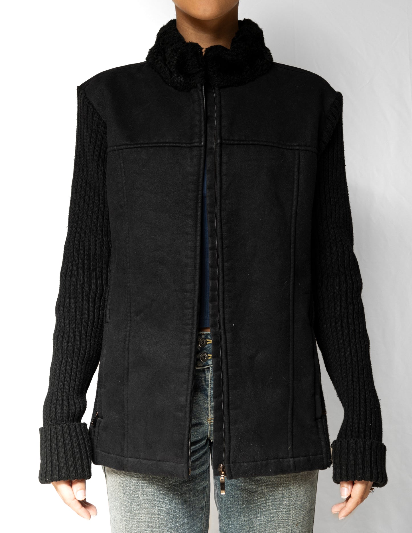 Suede Black Jacket