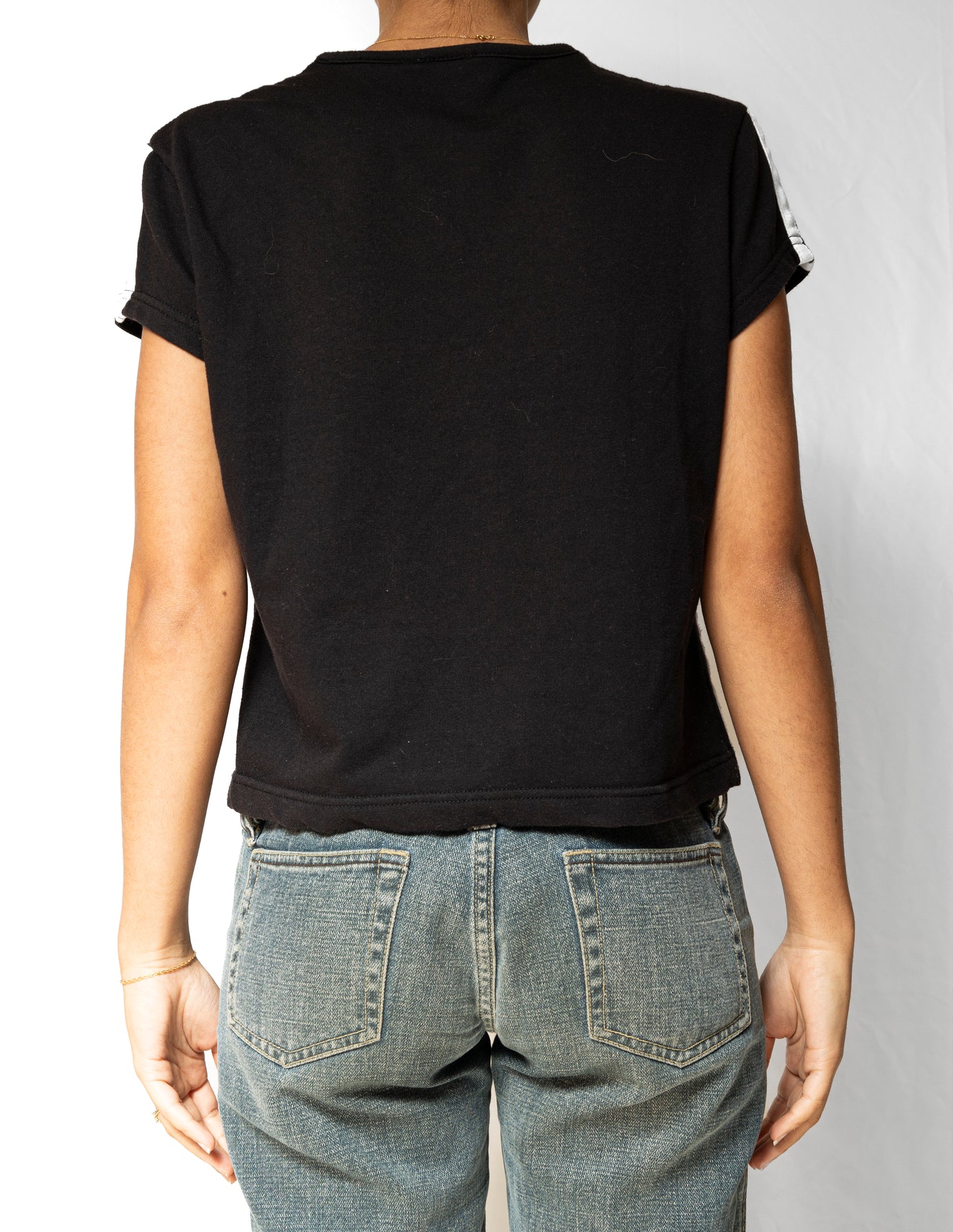 Black Number Drawstring T-Shirt