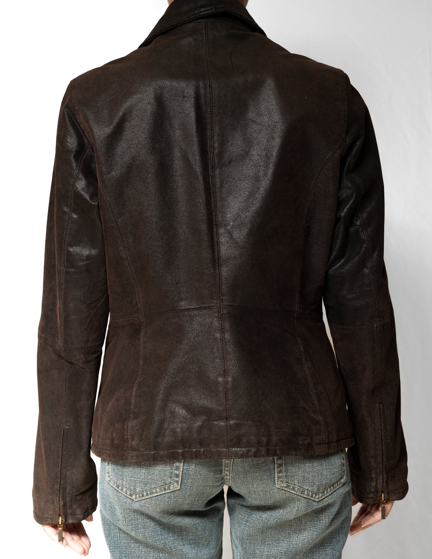 Dark Brown Leather Jacket