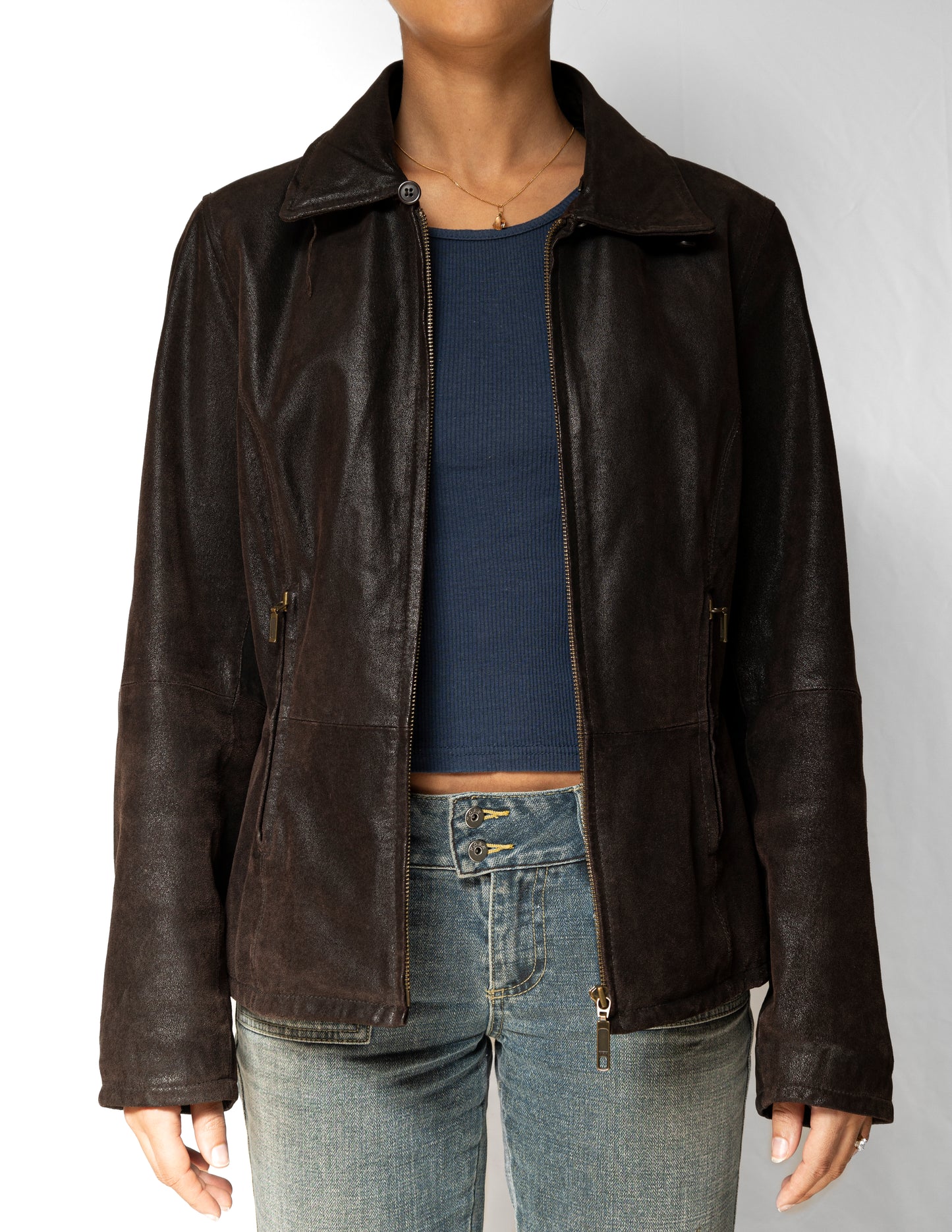 Dark Brown Leather Jacket