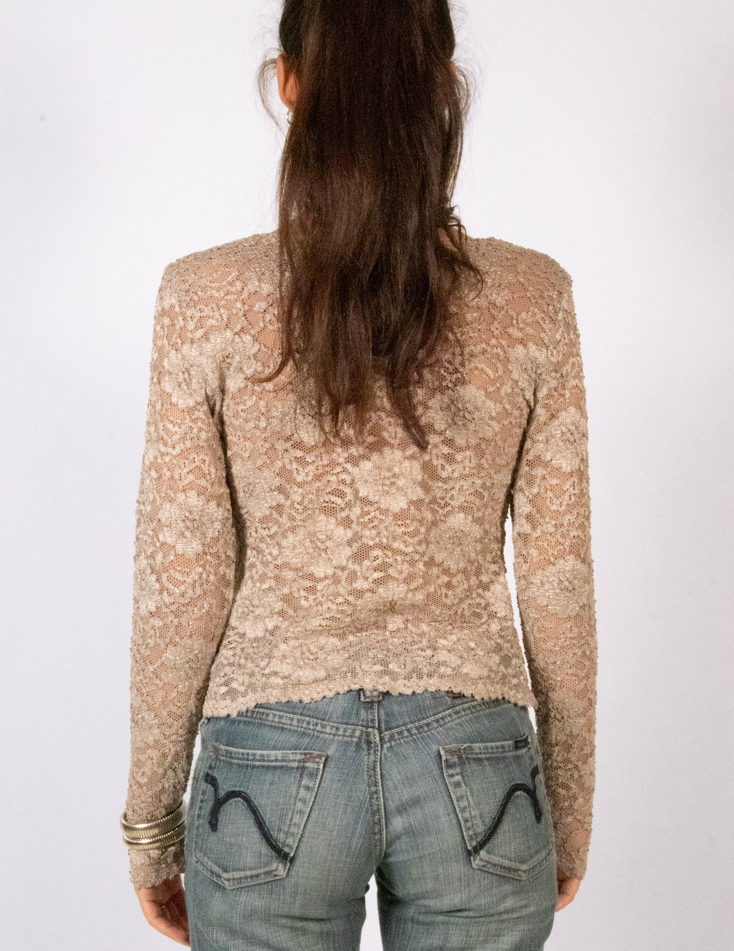 Beige Lace Longsleeve