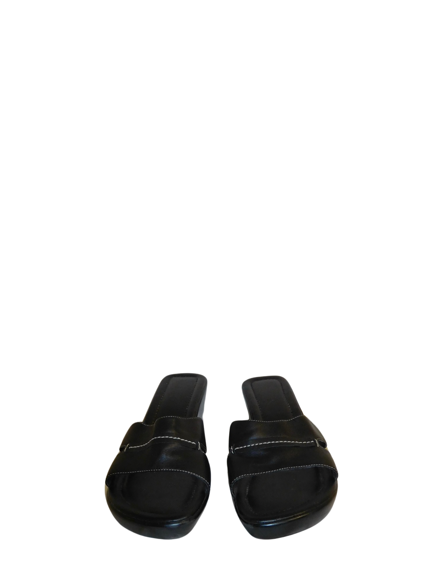 Black Platform Open Toe Sandals