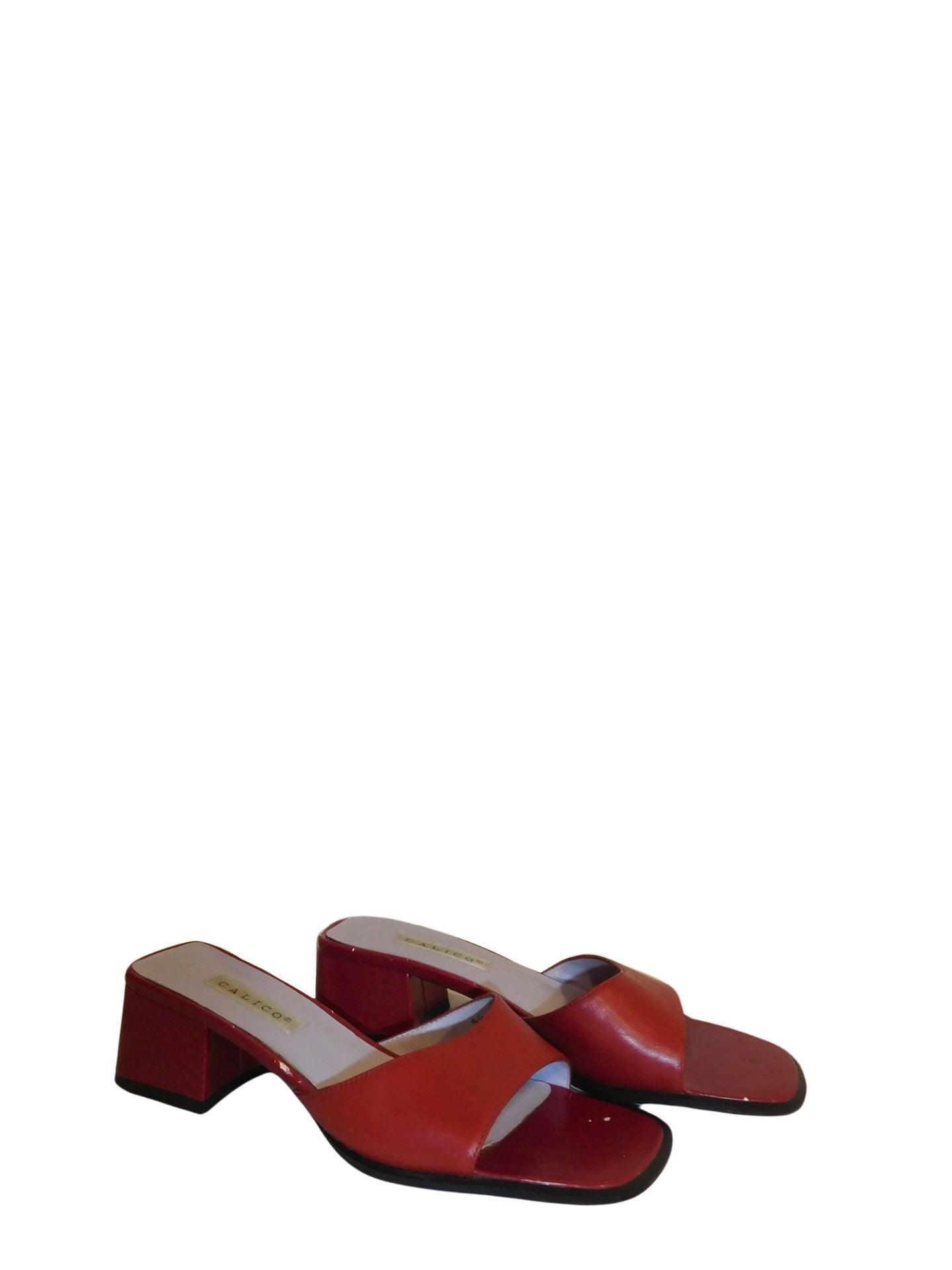 Red Open Toe Sandals