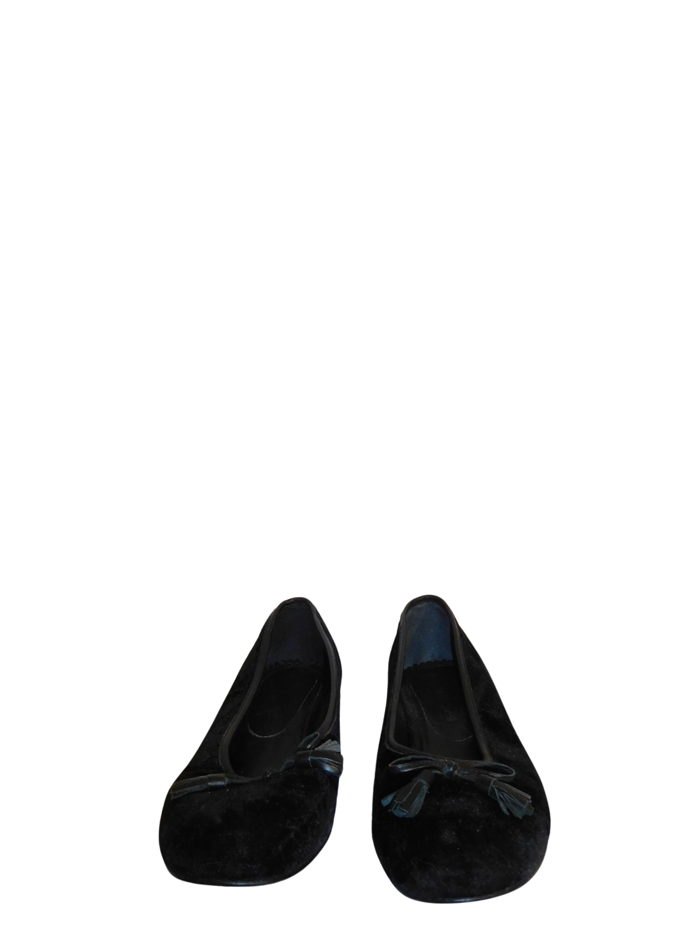 Velvet Black Ballet Flats