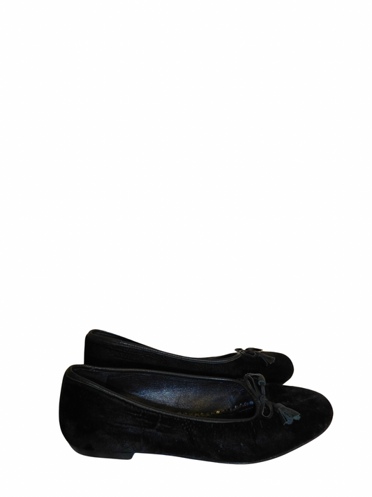 Velvet Black Ballet Flats